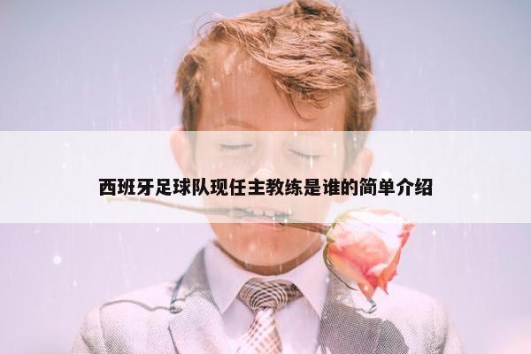 西班牙足球队现任主教练是谁的简单介绍