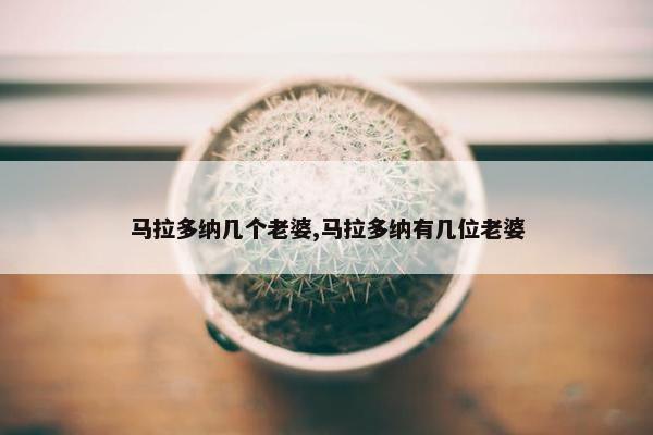 马拉多纳几个老婆,马拉多纳有几位老婆