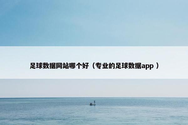 足球数据网站哪个好（专业的足球数据app ）