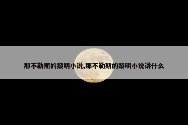 那不勒斯的黎明小说,那不勒斯的黎明小说讲什么