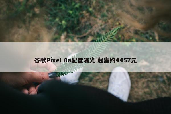 谷歌Pixel 8a配置曝光 起售约4457元