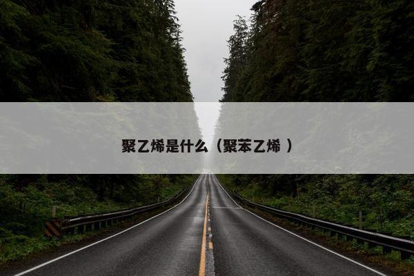 聚乙烯是什么（聚苯乙烯 ）