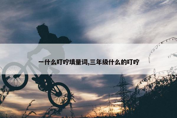 一什么叮咛填量词,三年级什么的叮咛