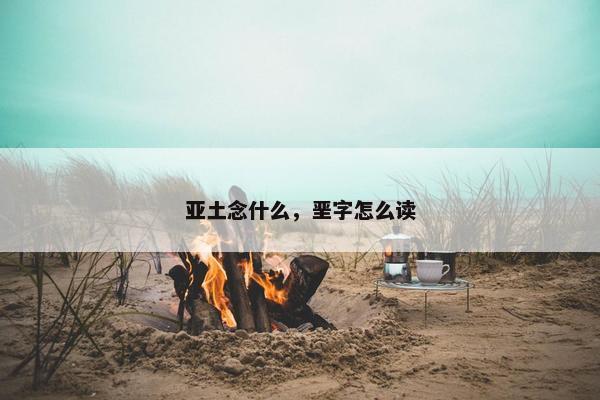 亚土念什么，垩字怎么读