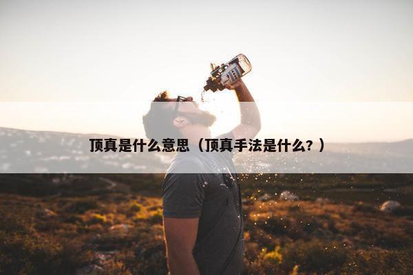 顶真是什么意思（顶真手法是什么? ）