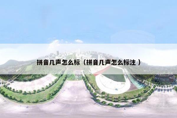 拼音几声怎么标（拼音几声怎么标注 ）