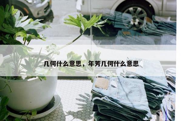 几何什么意思，年芳几何什么意思