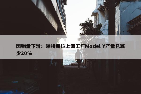 因销量下滑：曝特斯拉上海工厂Model Y产量已减少20%