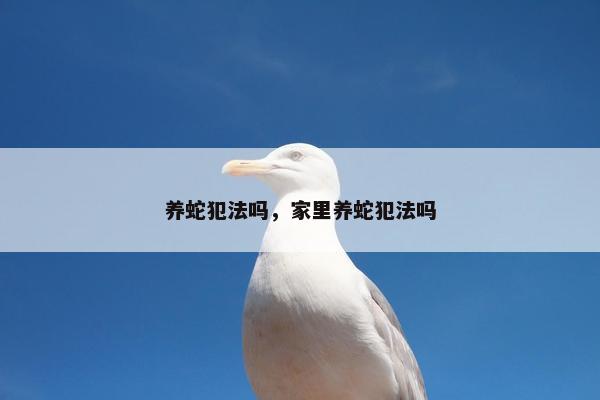 养蛇犯法吗，家里养蛇犯法吗