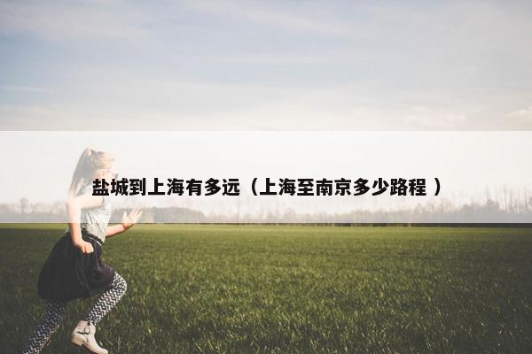 盐城到上海有多远（上海至南京多少路程 ）