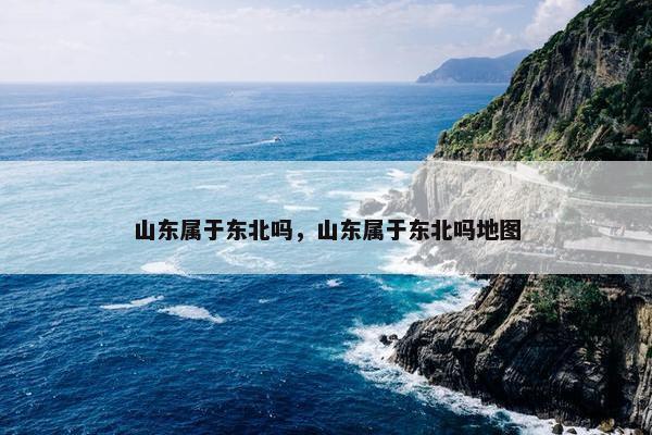 山东属于东北吗，山东属于东北吗地图