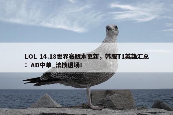 LOL 14.18世界赛版本更新，韩服T1英雄汇总：AD中单_法核退场！