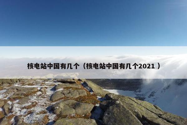 核电站中国有几个（核电站中国有几个2021 ）