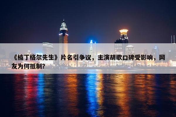 《楠丁格尔先生》片名引争议，主演胡歌口碑受影响，网友为何抵制？