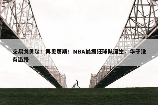 交易戈贝尔！再见唐斯！NBA最疯狂球队诞生，华子没有退路