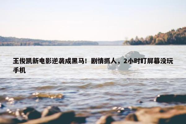 王俊凯新电影逆袭成黑马！剧情抓人，2小时盯屏幕没玩手机