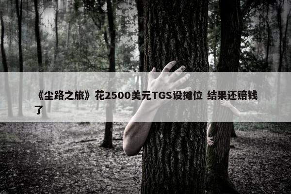 《尘路之旅》花2500美元TGS设摊位 结果还赔钱了