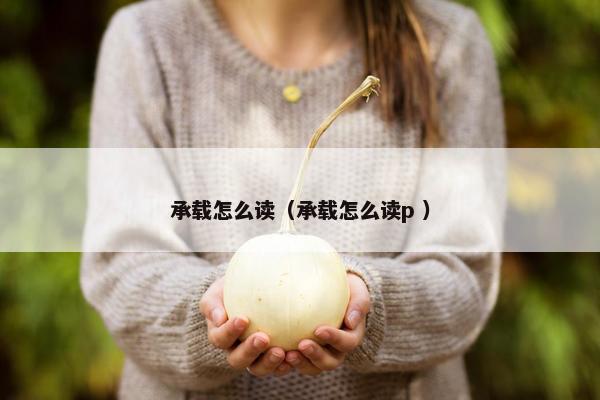 承载怎么读（承载怎么读p ）