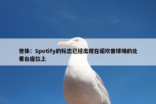 世体：Spotify的标志已经出现在诺坎普球场的北看台座位上