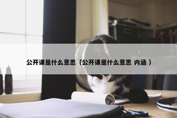 公开课是什么意思（公开课是什么意思 内涵 ）