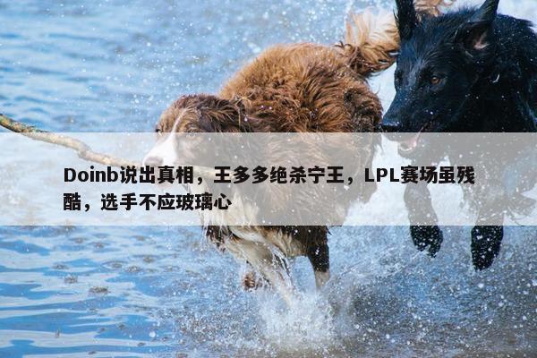 Doinb说出真相，王多多绝杀宁王，LPL赛场虽残酷，选手不应玻璃心