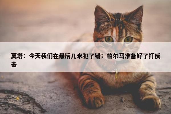 莫塔：今天我们在最后几米犯了错；帕尔马准备好了打反击