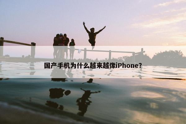 国产手机为什么越来越像iPhone？