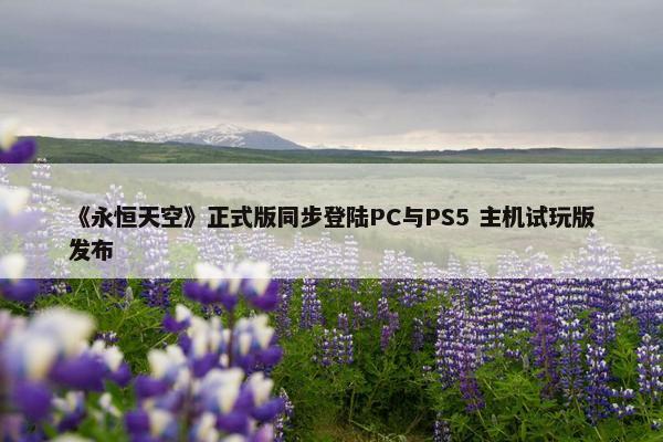 《永恒天空》正式版同步登陆PC与PS5 主机试玩版发布