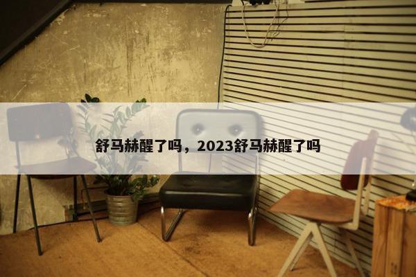 舒马赫醒了吗，2023舒马赫醒了吗