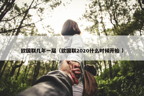 欧国联几年一届（欧国联2020什么时候开始 ）