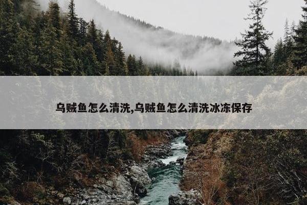 乌贼鱼怎么清洗,乌贼鱼怎么清洗冰冻保存