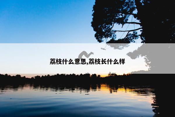 荔枝什么意思,荔枝长什么样