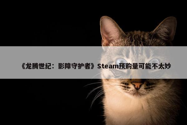 《龙腾世纪：影障守护者》Steam预购量可能不太妙