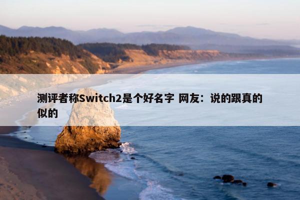 测评者称Switch2是个好名字 网友：说的跟真的似的