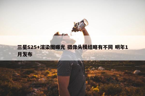 三星S25+渲染图曝光 摄像头模组略有不同 明年1月发布