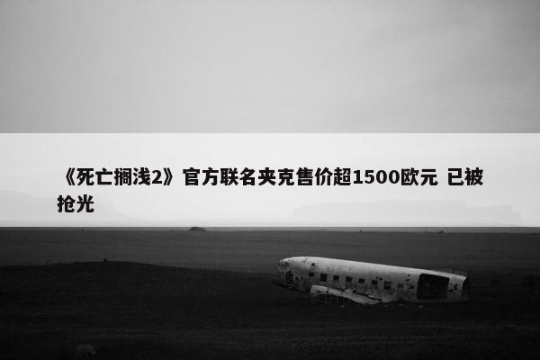 《死亡搁浅2》官方联名夹克售价超1500欧元 已被抢光