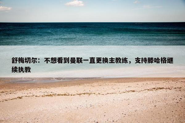 舒梅切尔：不想看到曼联一直更换主教练，支持滕哈格继续执教