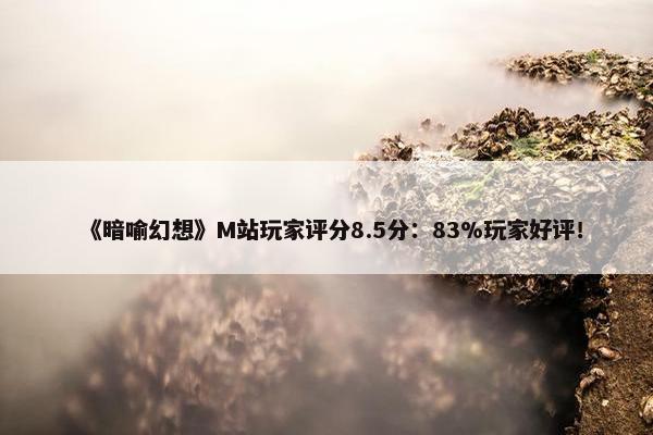 《暗喻幻想》M站玩家评分8.5分：83%玩家好评！