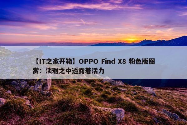 【IT之家开箱】OPPO Find X8 粉色版图赏：淡雅之中透露着活力