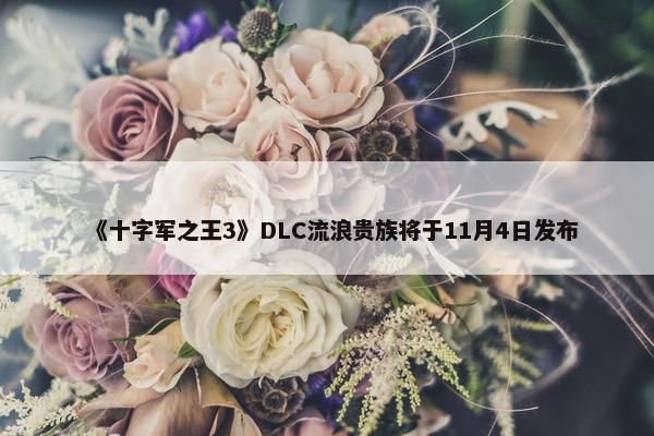 《十字军之王3》DLC流浪贵族将于11月4日发布