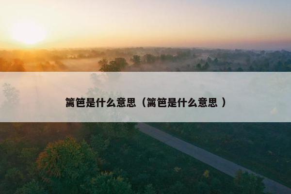 篱笆是什么意思（篱笆是什么意思 ）