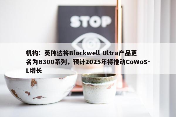 机构：英伟达将Blackwell Ultra产品更名为B300系列，预计2025年将推动CoWoS-L增长