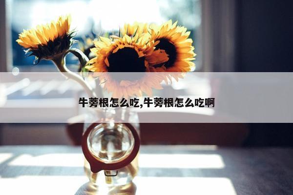 牛蒡根怎么吃,牛蒡根怎么吃啊