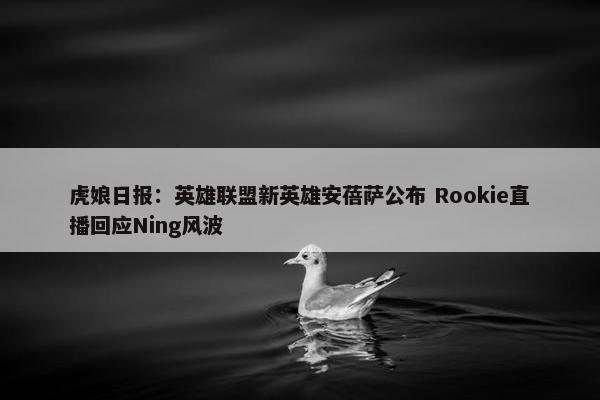 虎娘日报：英雄联盟新英雄安蓓萨公布 Rookie直播回应Ning风波