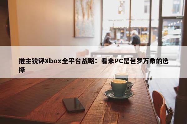 推主锐评Xbox全平台战略：看来PC是包罗万象的选择