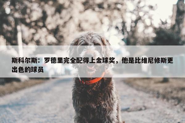 斯科尔斯：罗德里完全配得上金球奖，他是比维尼修斯更出色的球员