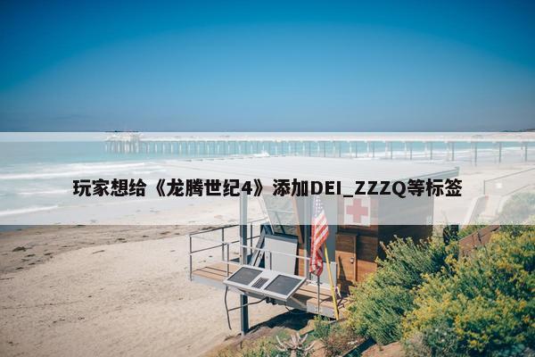 玩家想给《龙腾世纪4》添加DEI_ZZZQ等标签