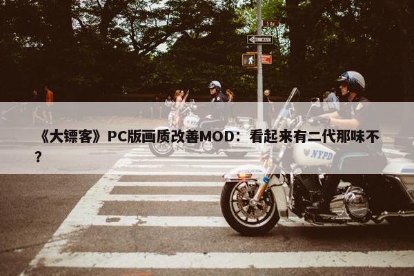 《大镖客》PC版画质改善MOD：看起来有二代那味不？