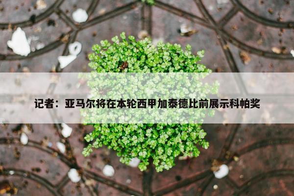 记者：亚马尔将在本轮西甲加泰德比前展示科帕奖