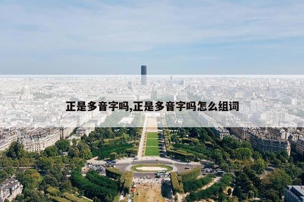 正是多音字吗,正是多音字吗怎么组词